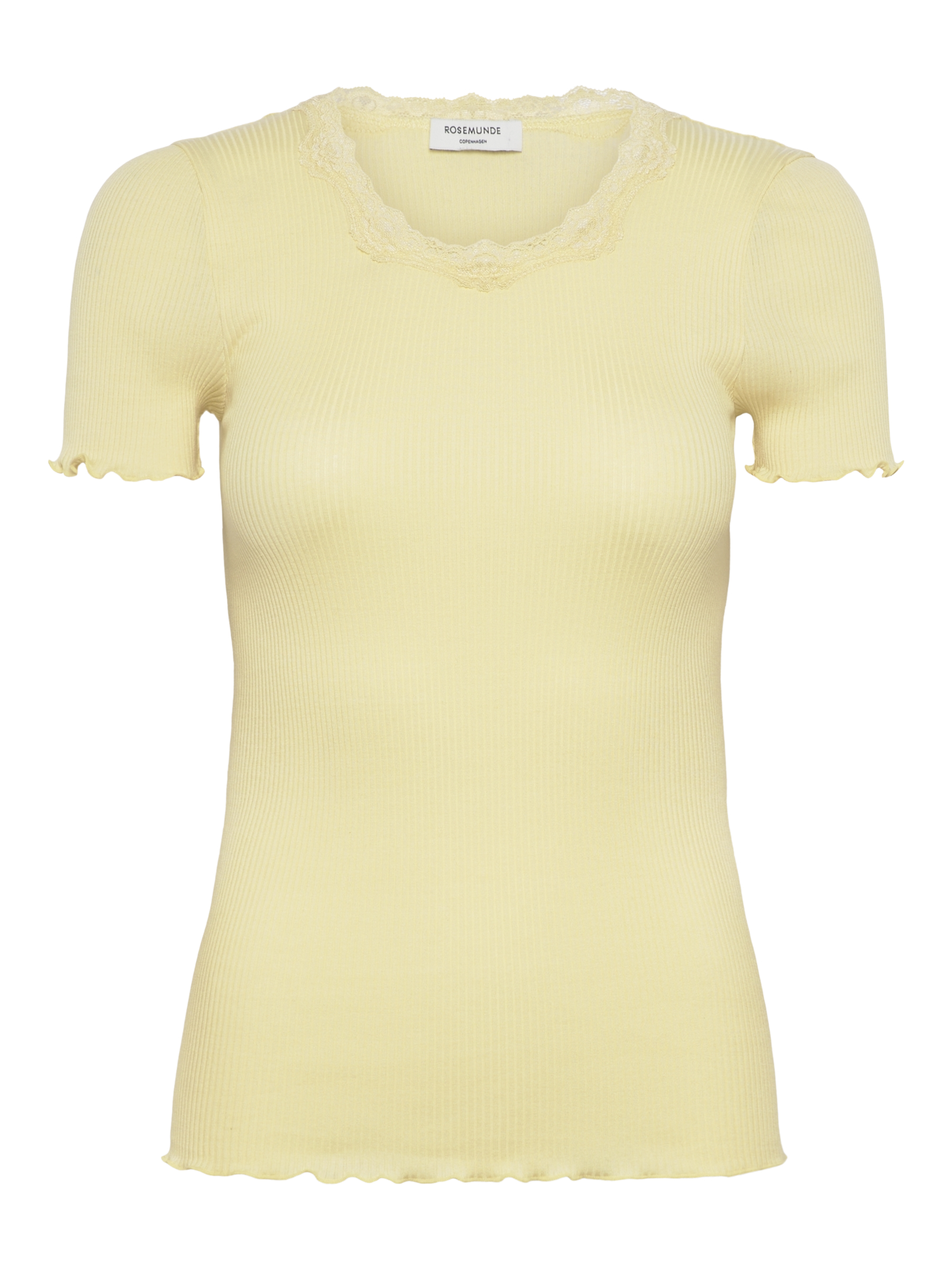 RWBeatha Silk SS Lace T-shirt T-SHIRT SS Rosemunde Woman XS flan