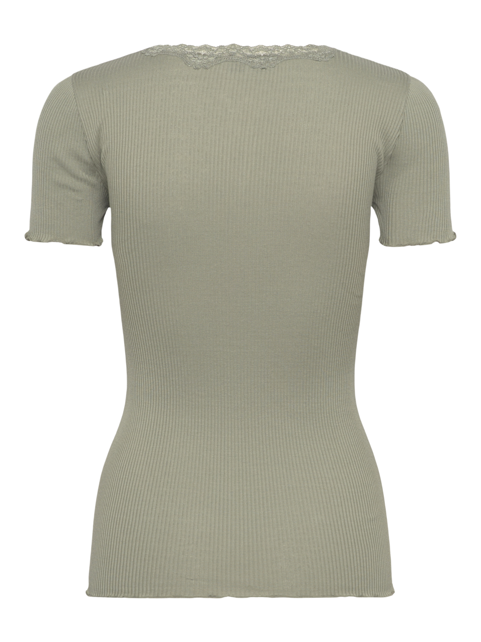 RWBeatha zijden T-shirt met korte mouwen en kant
