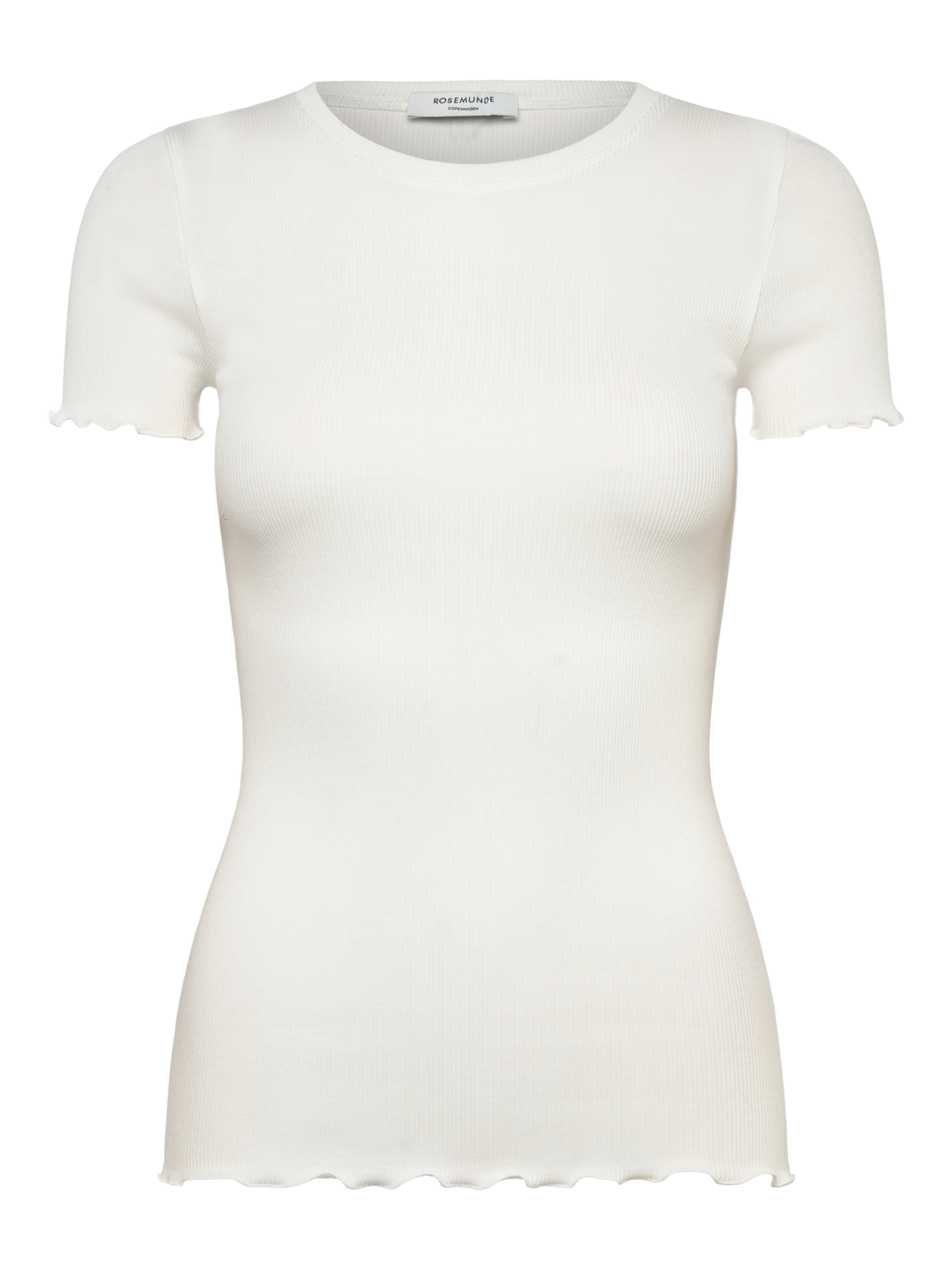 RWBernadine Organic SS O-neck T-shirt T-shirt Rosemunde Woman XS new white