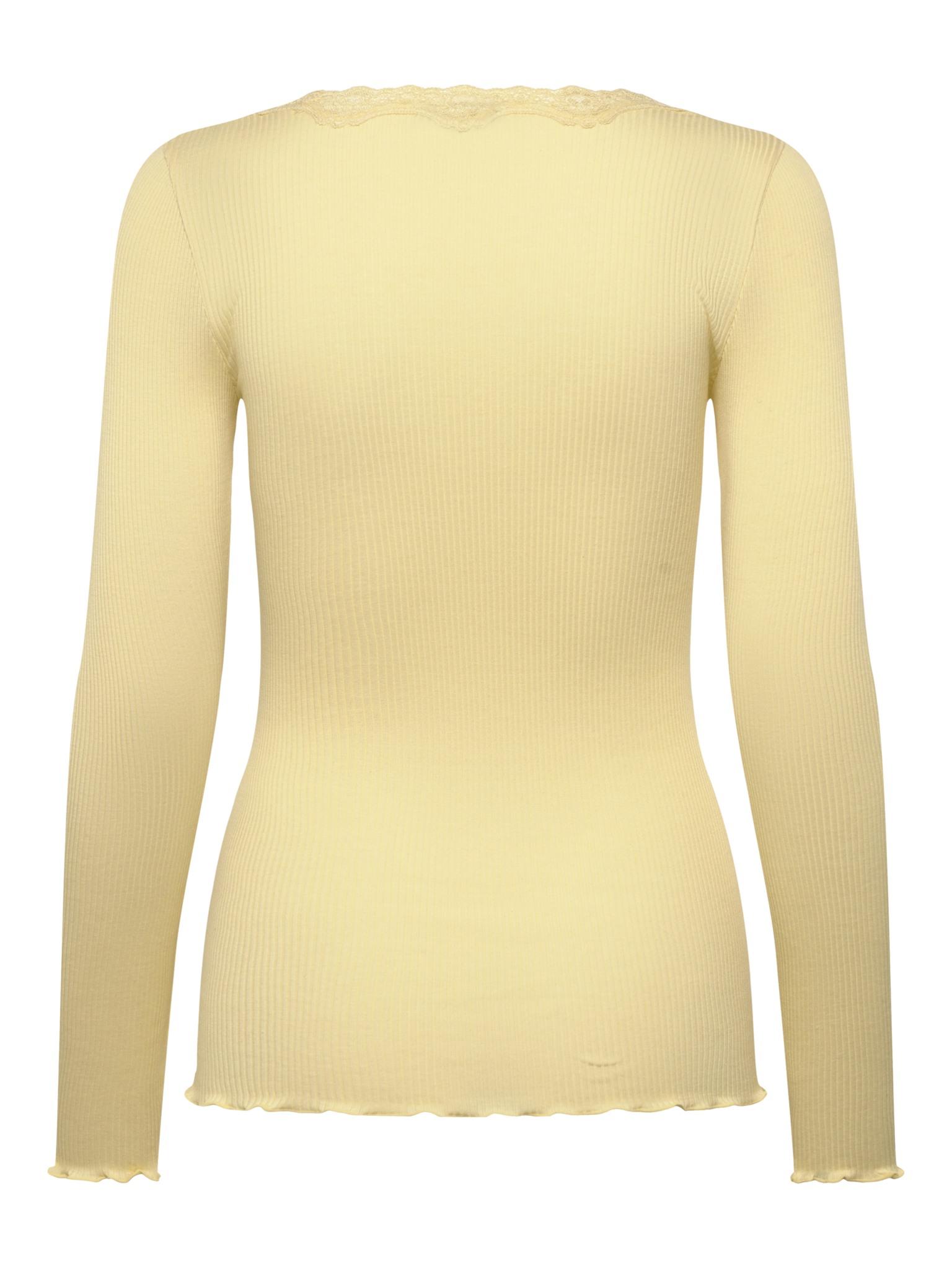 RWBabette Silk LS U-neck Lace T-shirt T-SHIRT LS Rosemunde Woman