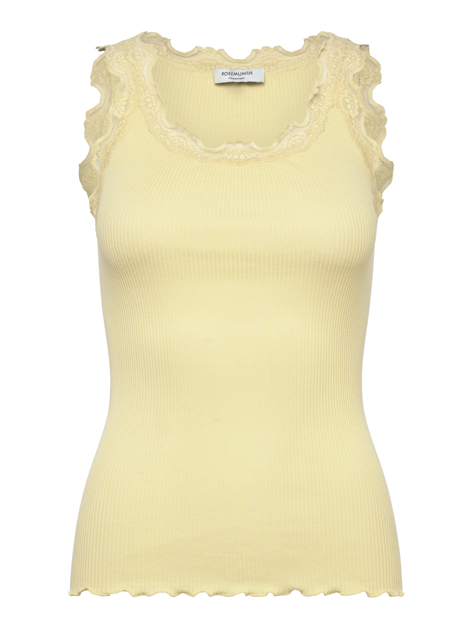 RWBabette Silk SL U-neck Long Lace Top