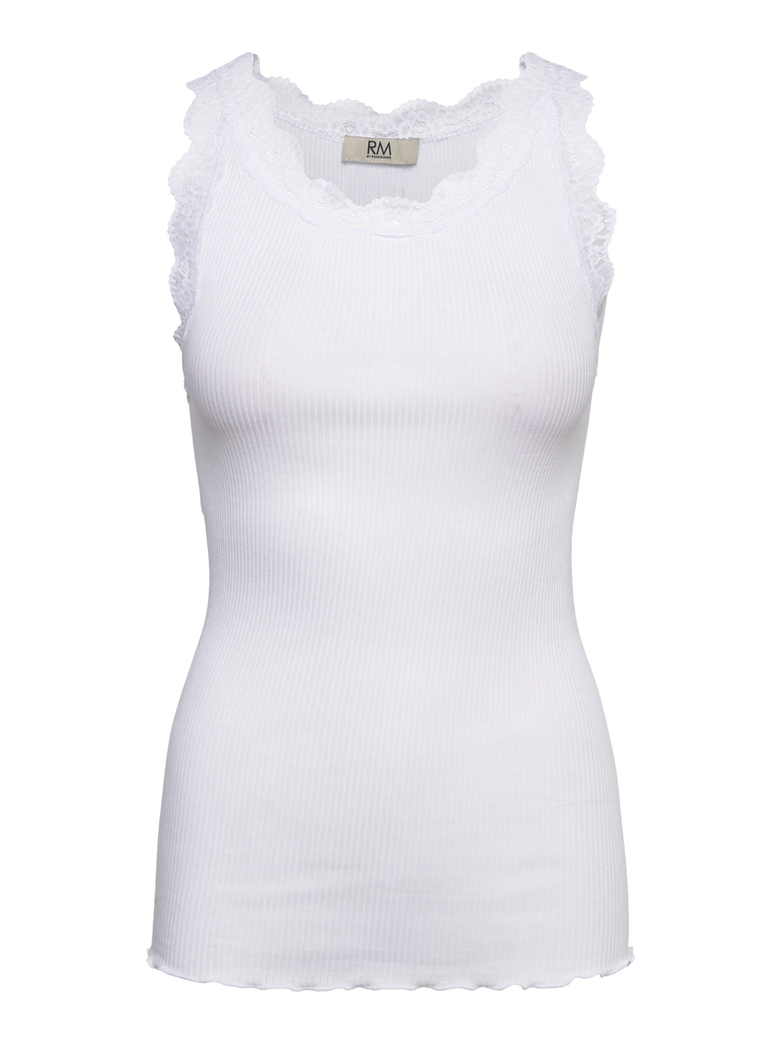 RMWBalta Modal Lace SL O-Neck Top TOP Rosemunde Woman XS new white