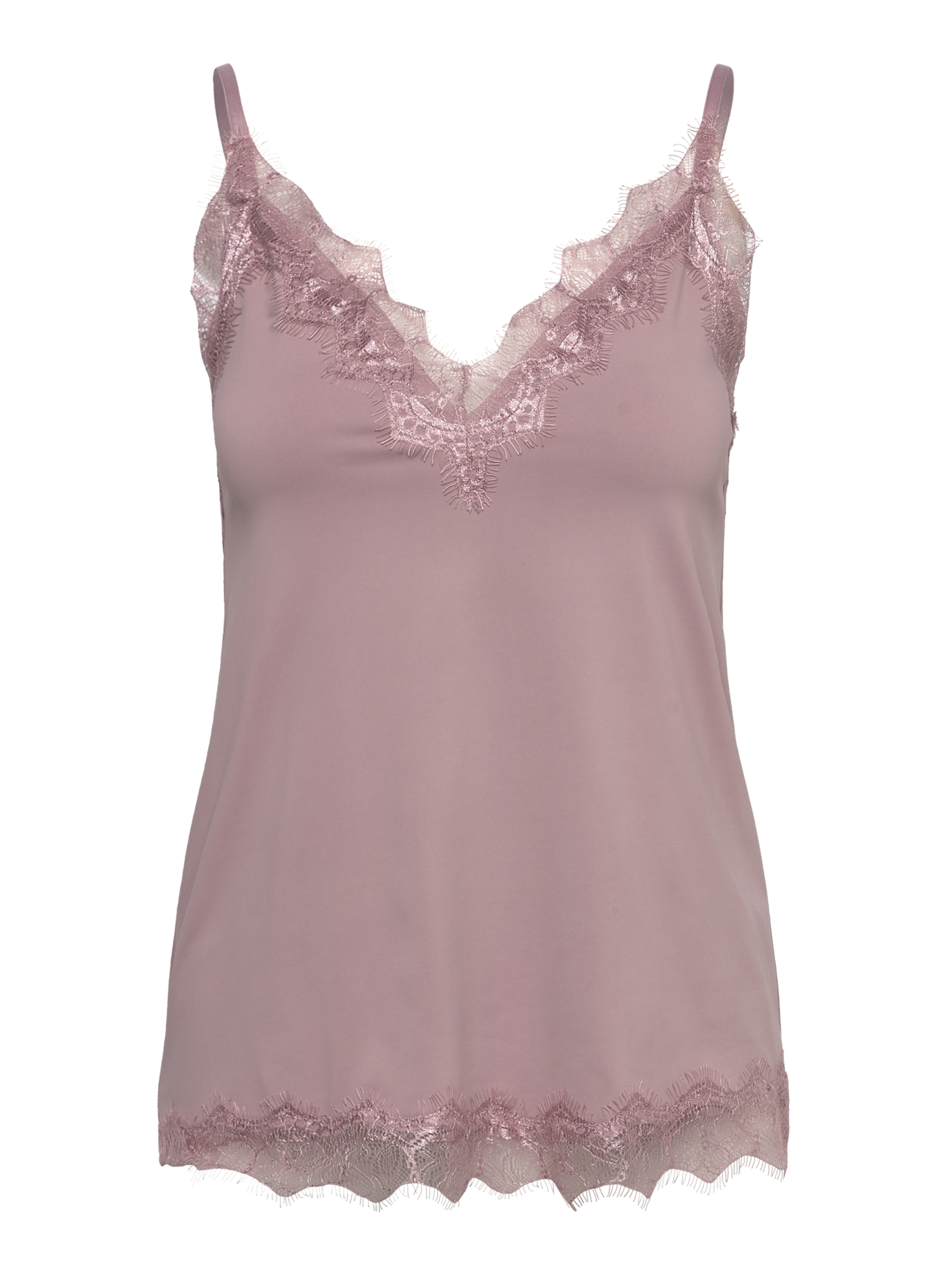 RWBridget Sleeveless Lace Strap Top TOP Rosemunde Woman XS woodrose