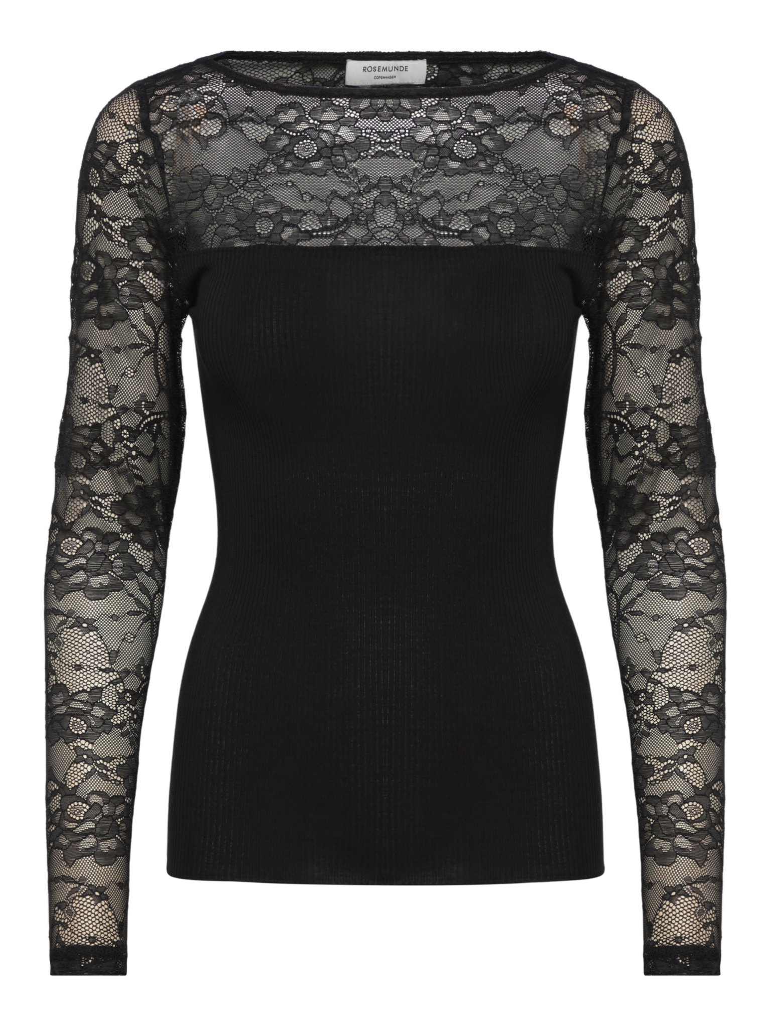 RWBlossom Modal Boatneck Langærmet T-shirt