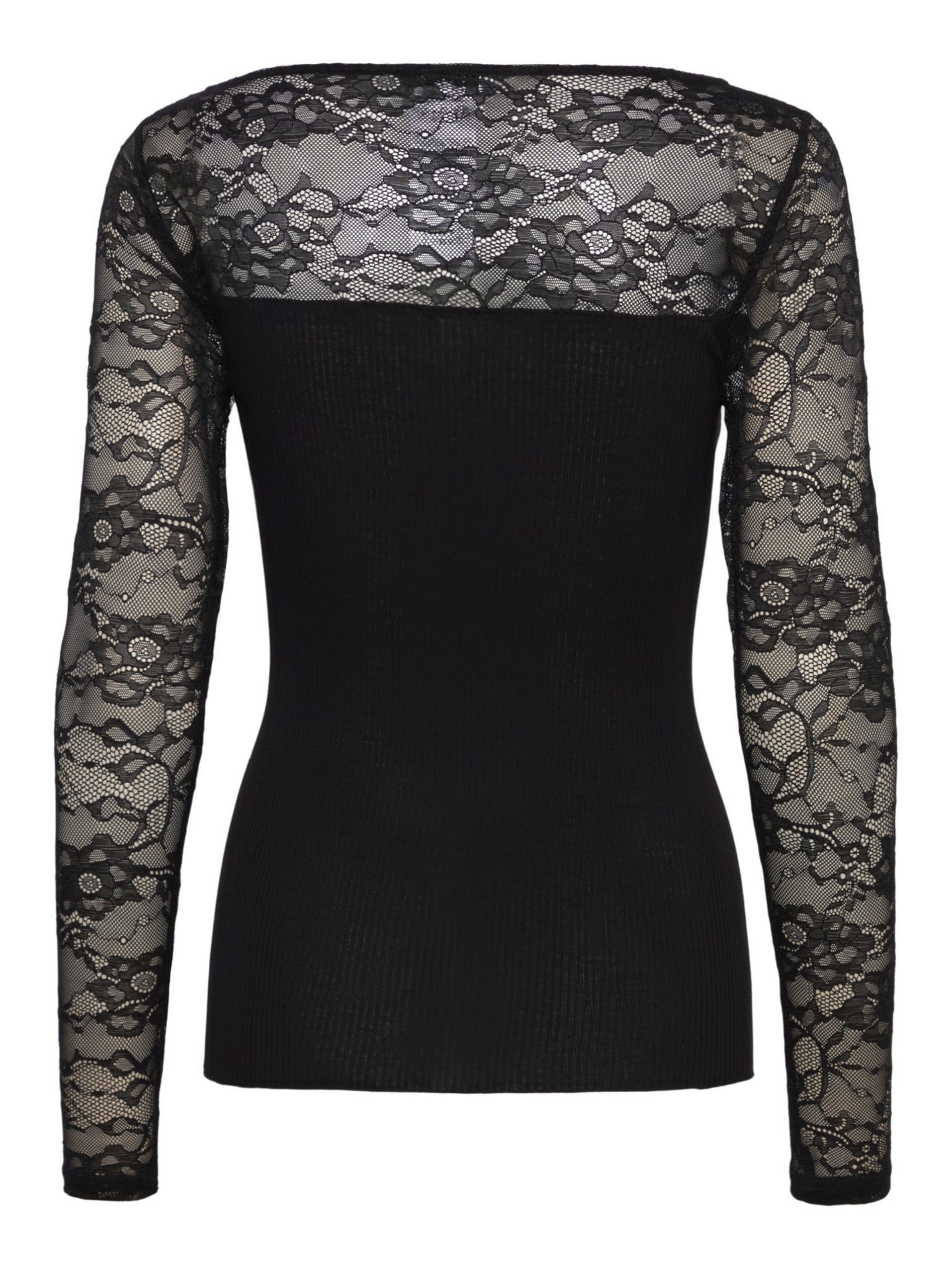 RWBlossom Modal Boatneck Langærmet T-shirt