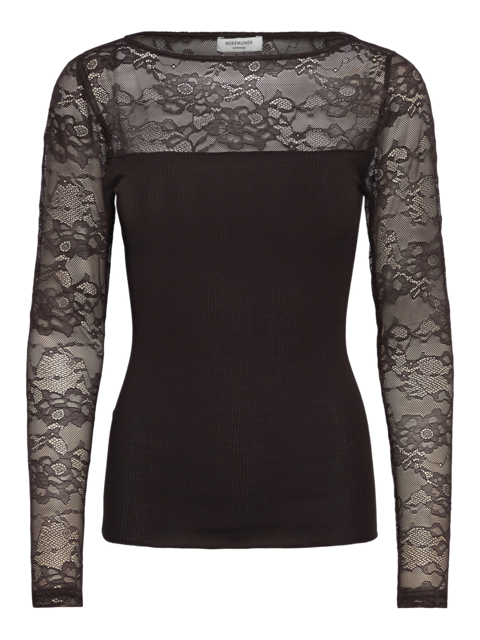 RWBlossom Modal Boatneck Langærmet T-shirt