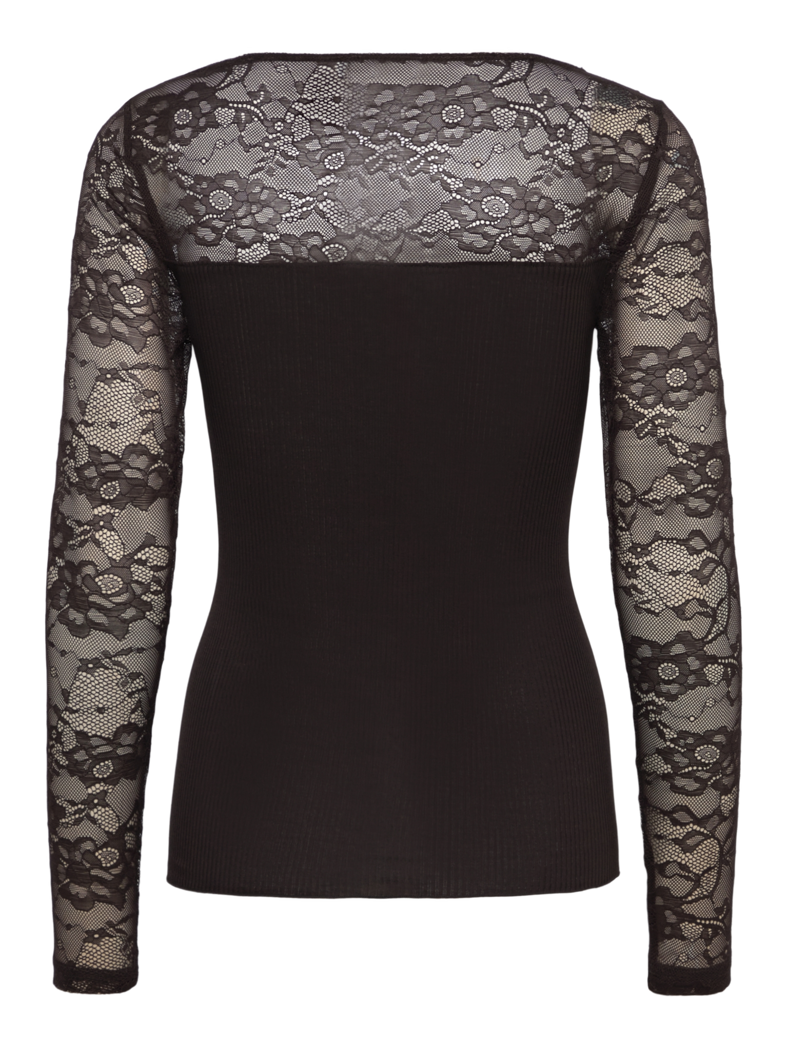 RWBlossom Modal Boatneck Langærmet T-shirt
