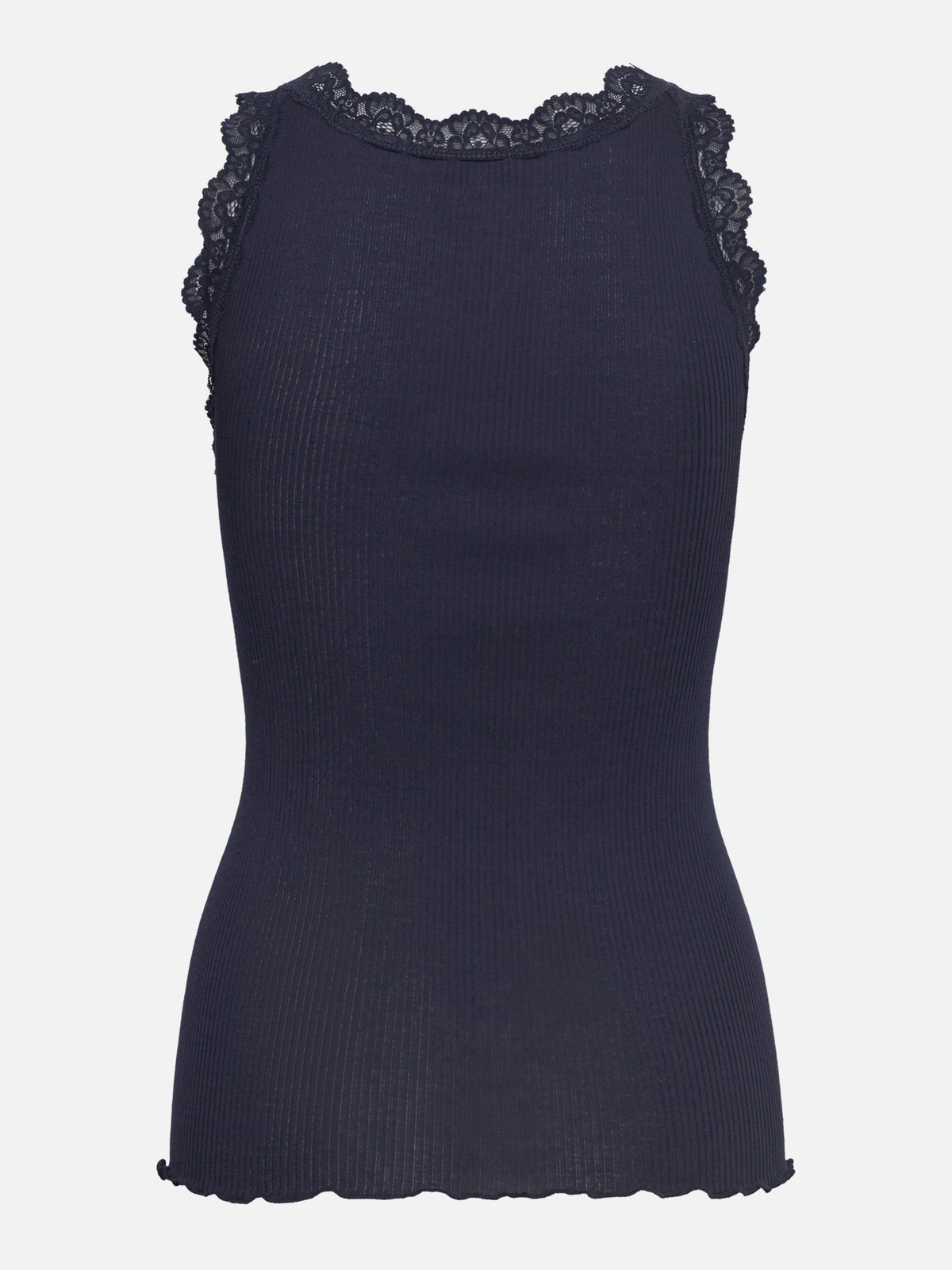 RMWBalta Modal Lace SL-top med V-ringning
