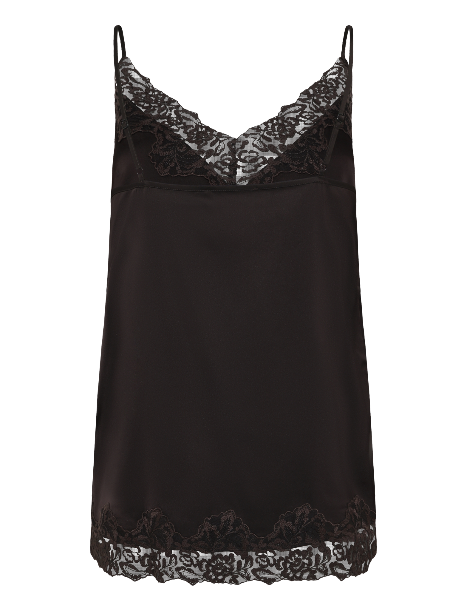 RWPatricia Silk Sleeveless Lace Strap Top TOP Rosemunde Woman