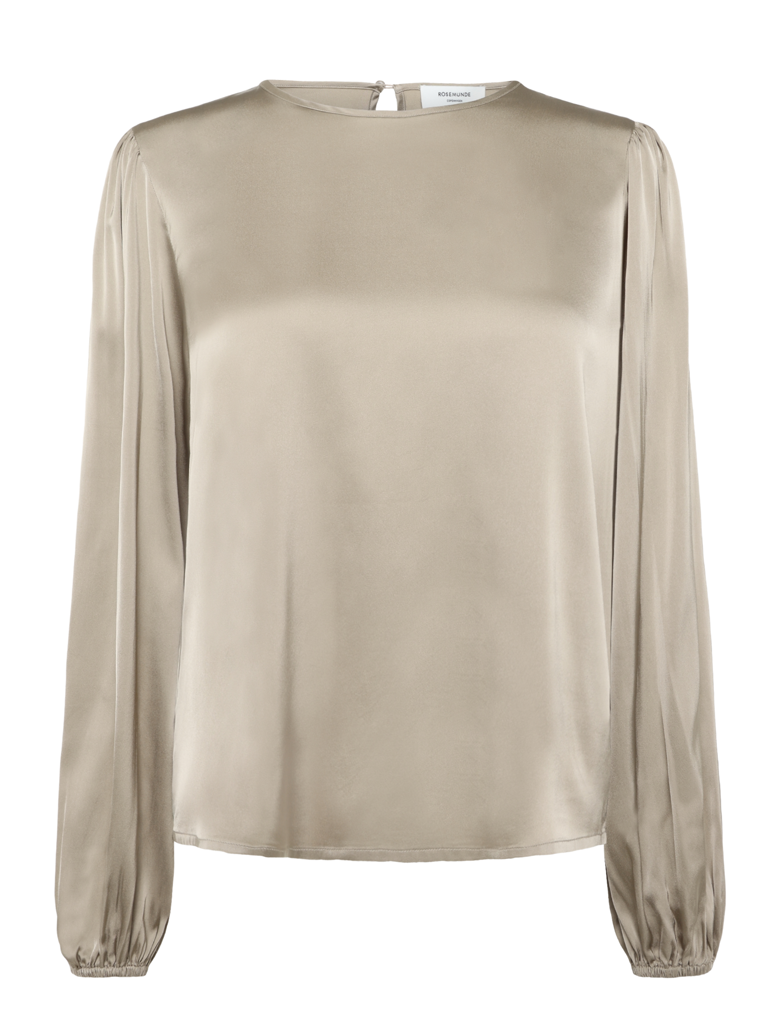 RWPatricia Silk Long sleeve Blouse BLOUSE Rosemunde Woman 34 mocha meringue