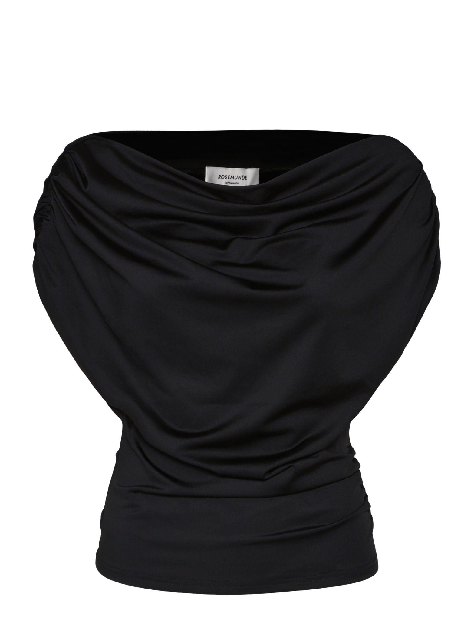 RWBridget Draped Short sleeve T-shirt T-SHIRT SS Rosemunde Woman XS black
