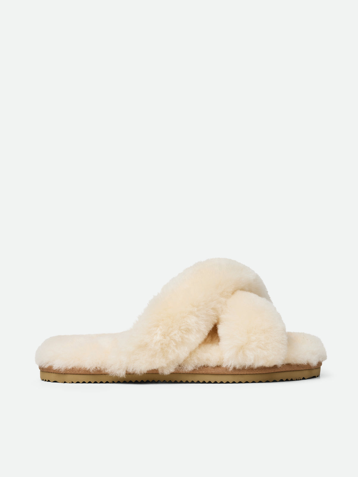 RHSydney Shearling Cross sandal SLIPPERS Rosemunde Woman