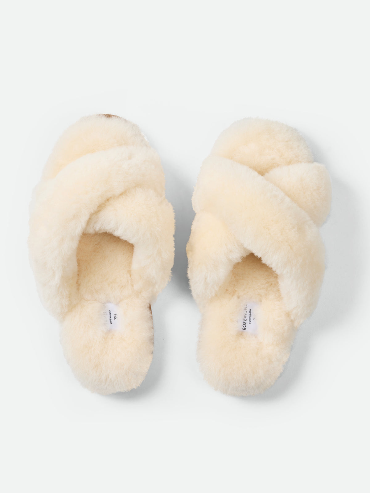 RHSydney Shearling Cross sandal SLIPPERS Rosemunde Woman