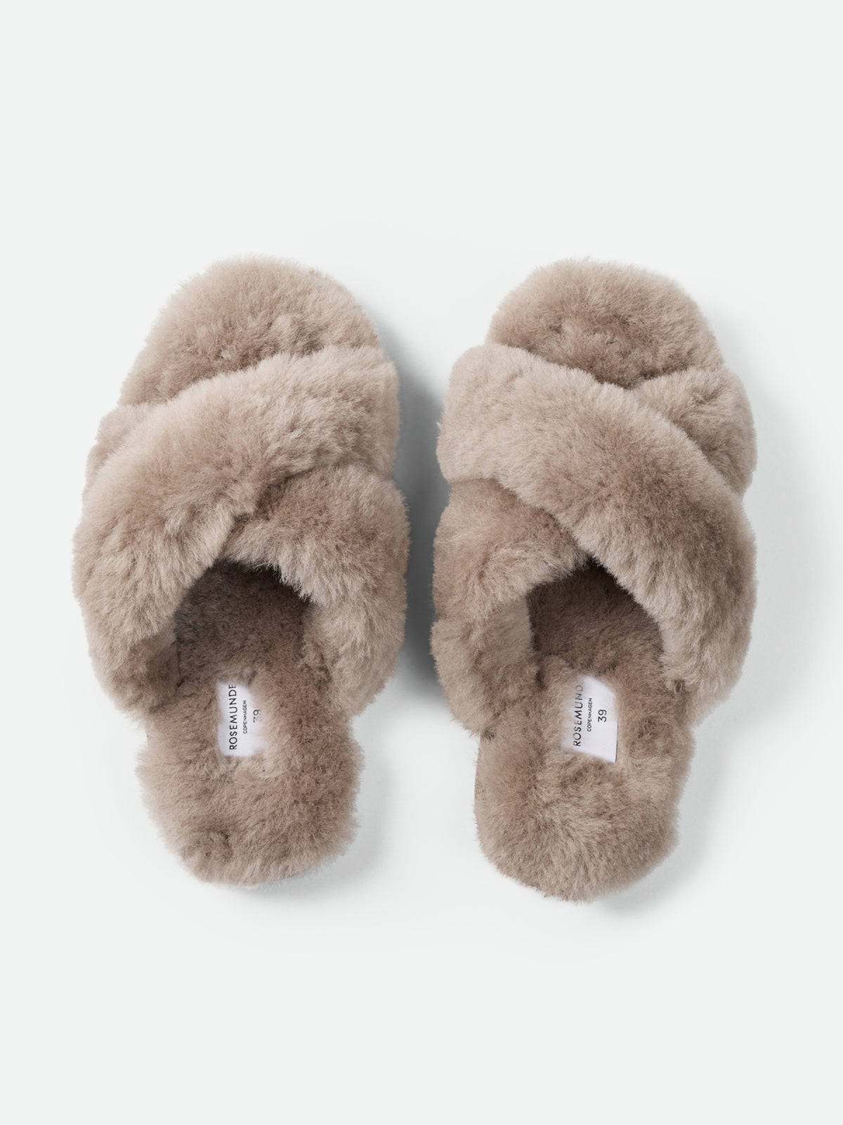 RHSydney Shearling Cross sandal SLIPPERS Rosemunde Woman