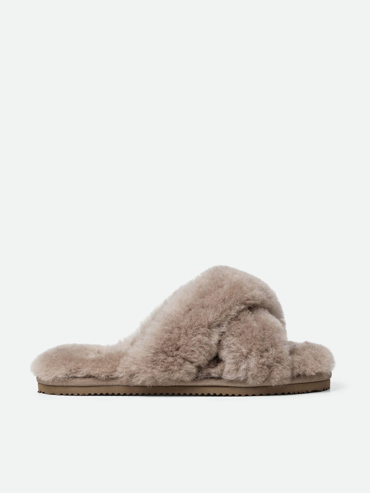 RHSydney Shearling Cross sandal SLIPPERS Rosemunde Woman