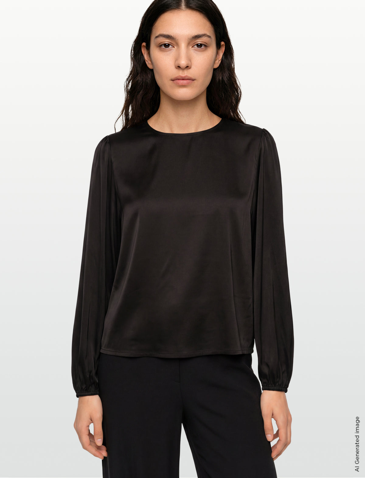 RWPatricia Silk Long sleeve Blouse BLOUSE Rosemunde Woman