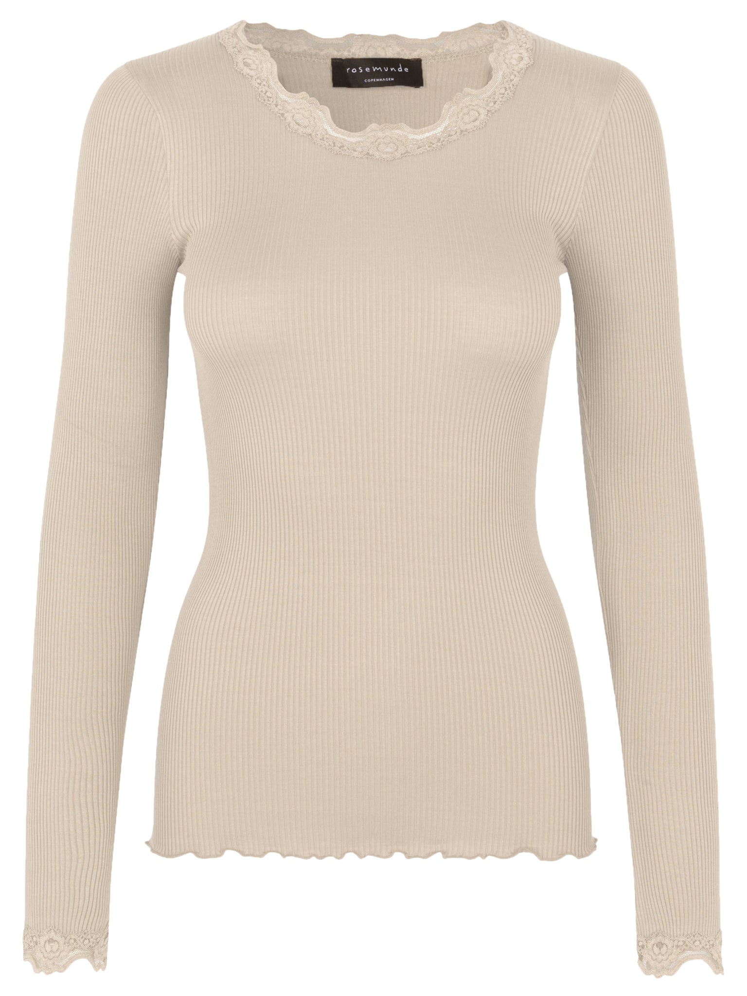 RWBabette Silk LS Lace T-shirt