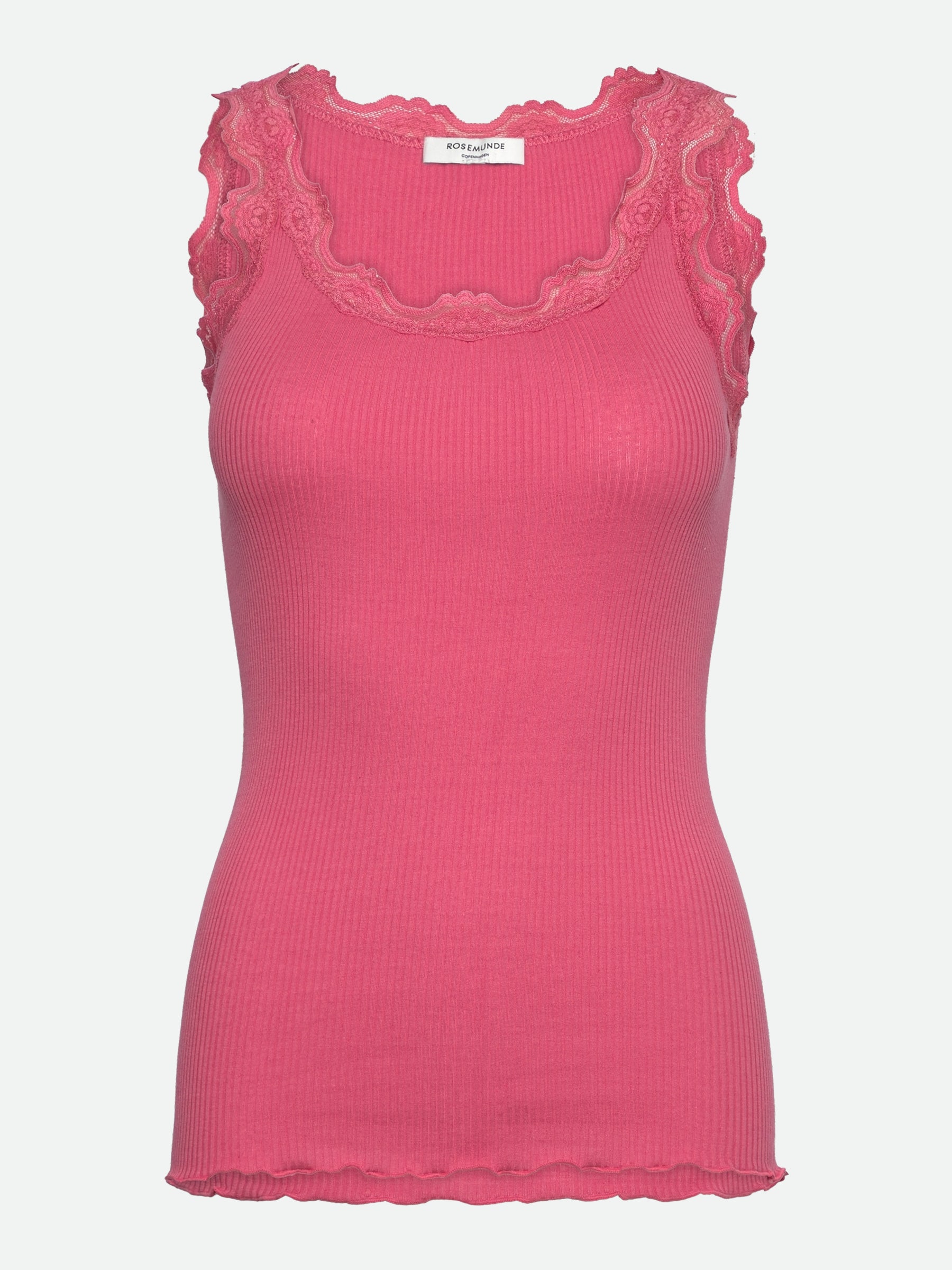 RWBabette Silk SL U-neck Long Lace Top