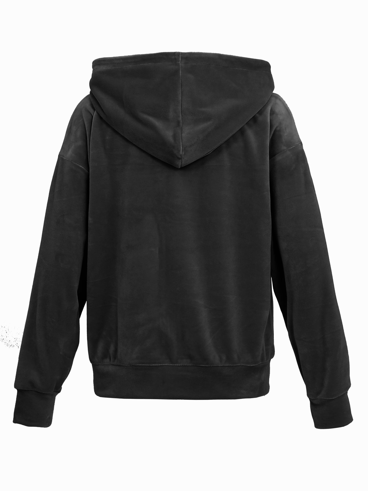 Velour hoodie for girls