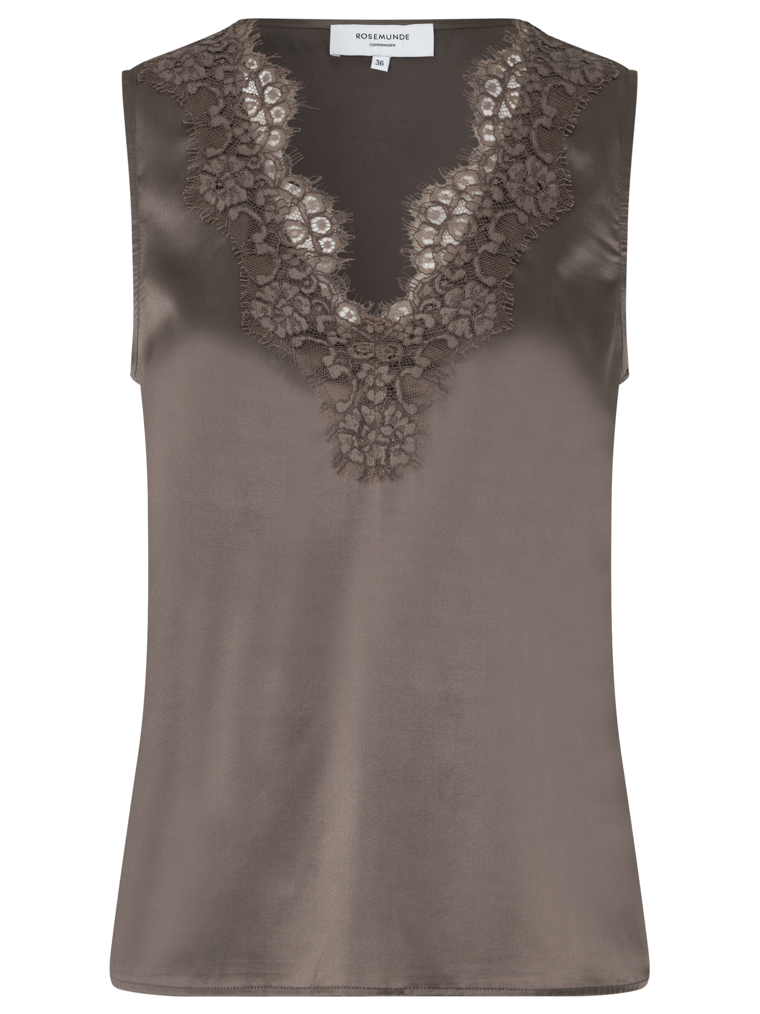 RWJade Silk Lace Top TOP Rosemunde Woman 34 falcon