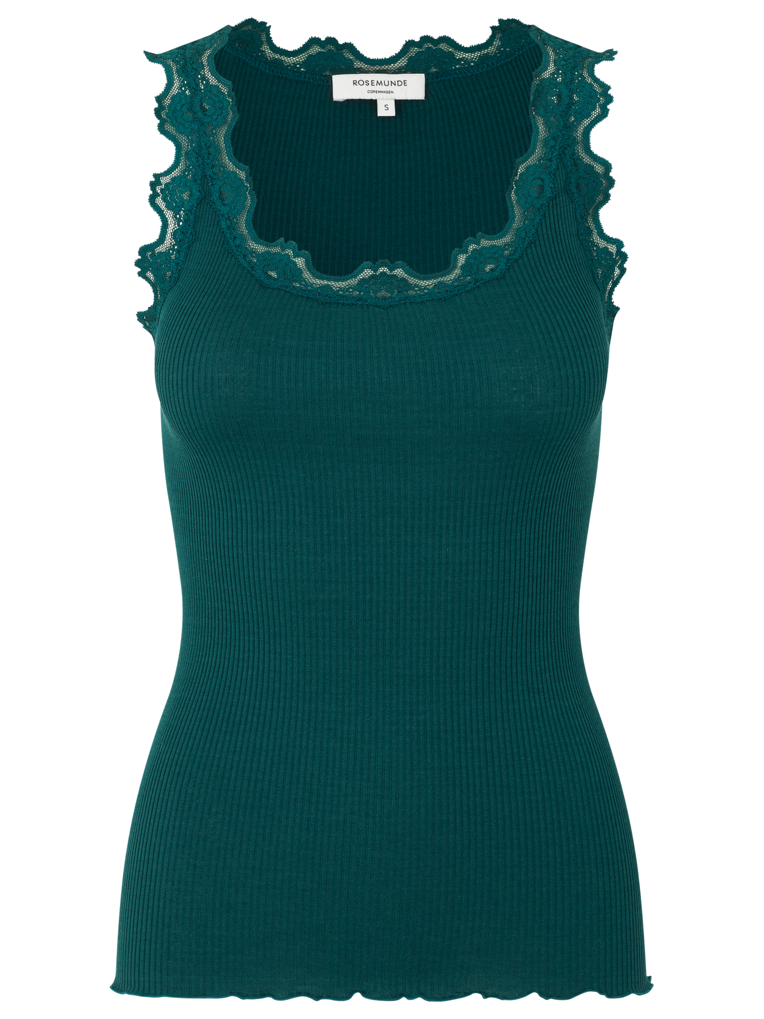 RWBabette Silk SL U-neck Long Lace Top