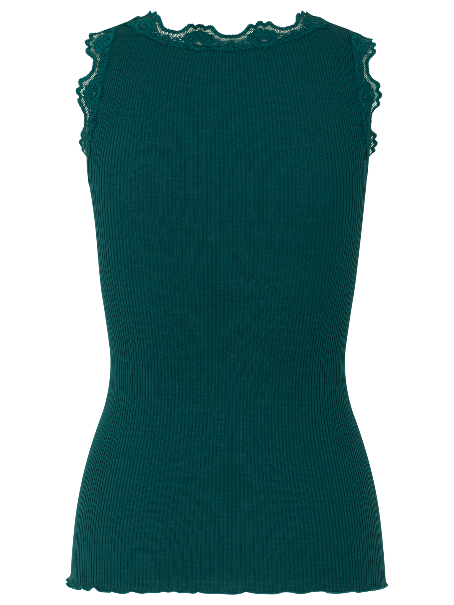 RWBabette Silk SL U-neck Long Lace Top