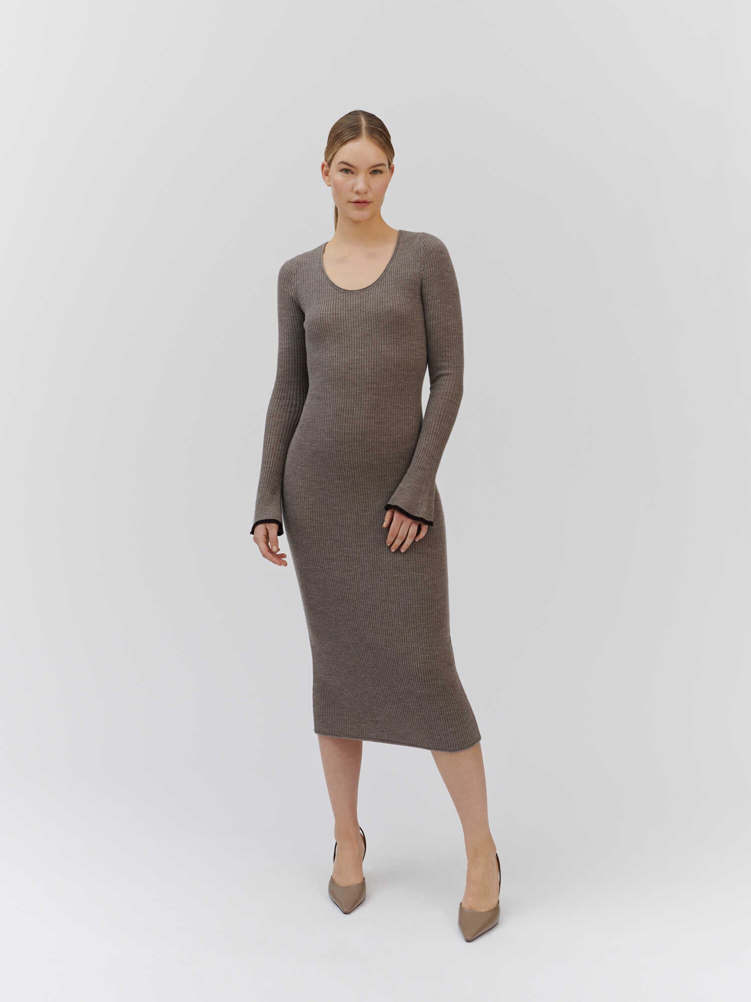 RWLille Long knit dress